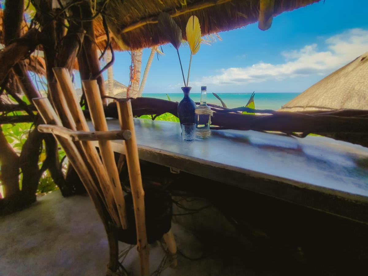 Cabanas Playa Condesa 图卢姆 外观 照片