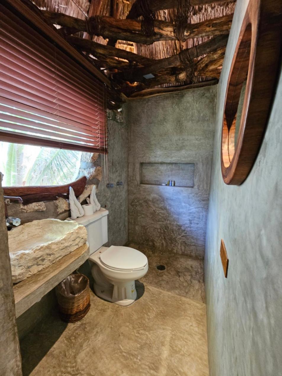 Cabanas Playa Condesa 图卢姆 外观 照片