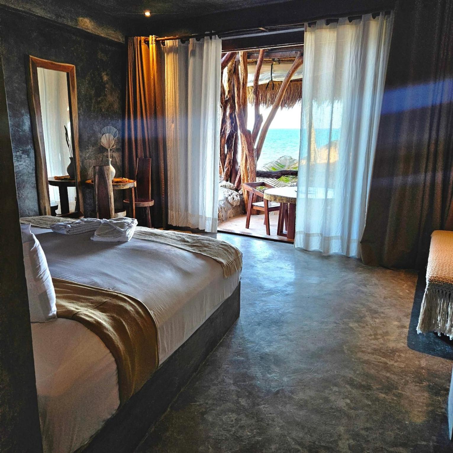 Cabanas Playa Condesa 图卢姆 外观 照片