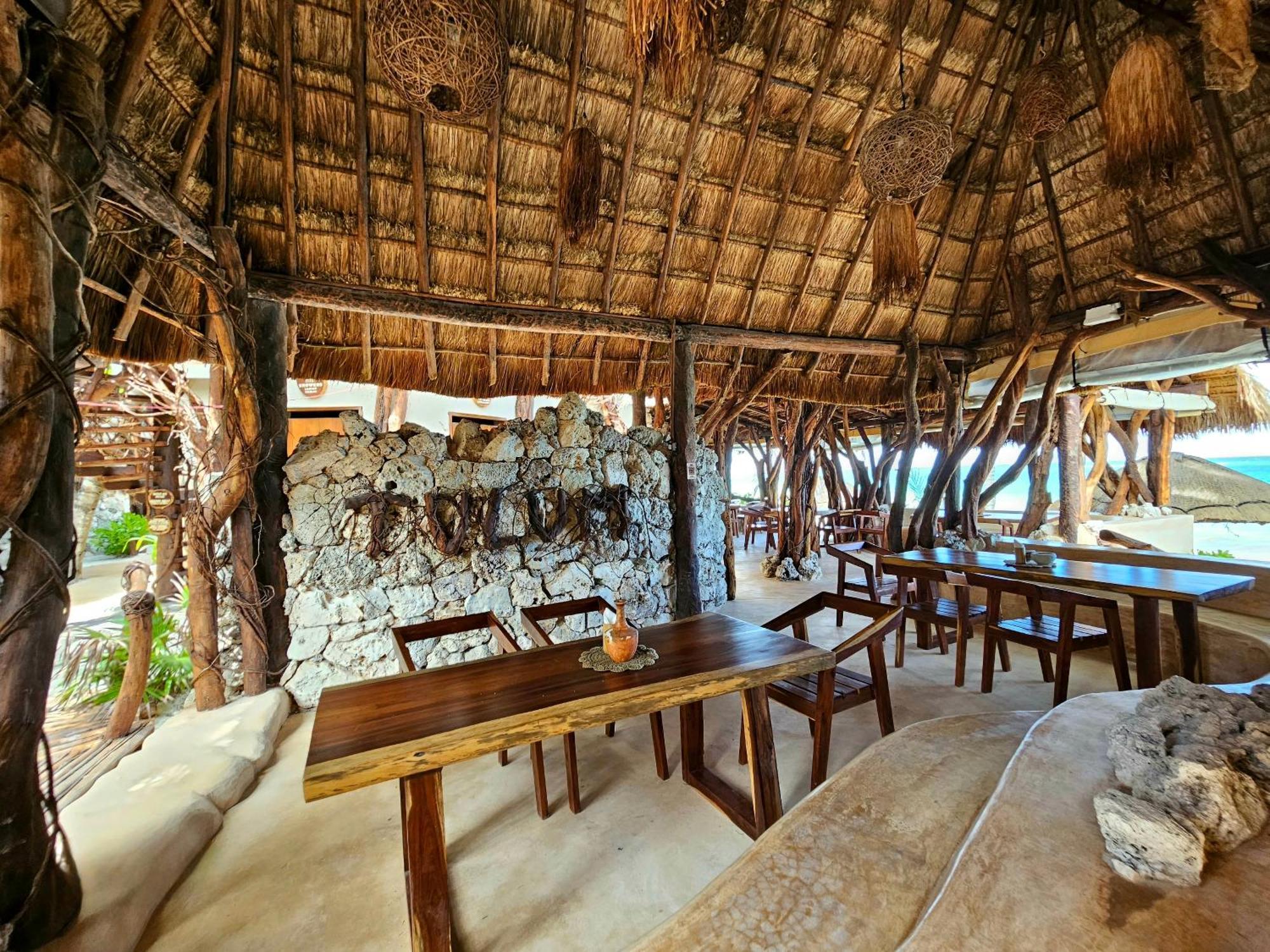 Cabanas Playa Condesa 图卢姆 外观 照片